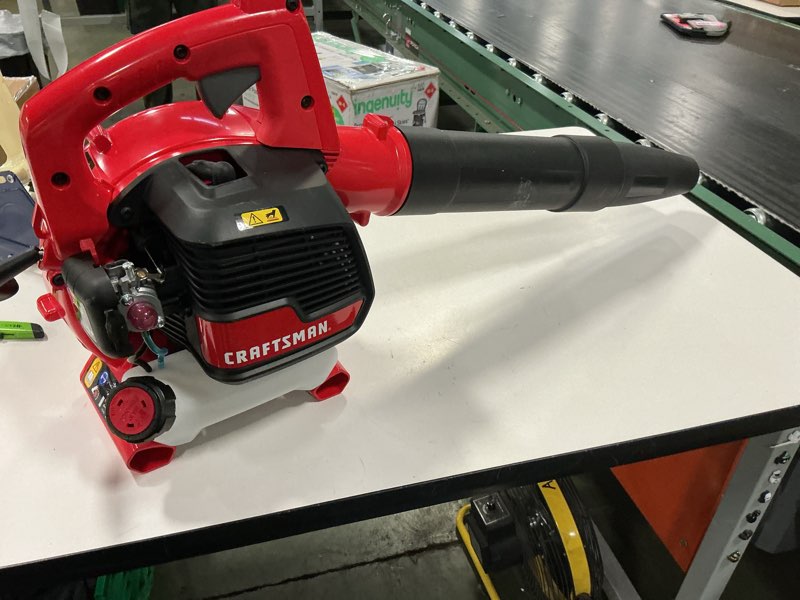 Condition photo showing As Is for CRAFTSMAN Gas Powered Leaf Blower, Handheld Gas Blower, 200MPH, 25cc, 2-Cycle (B210)