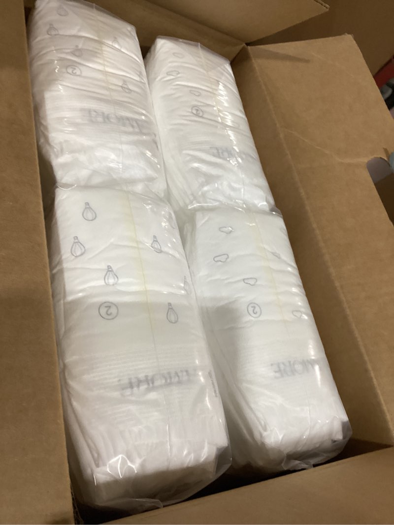 Condition photo showing Good Condition for pampers amore, size 1 (8-14 lbs), 132 count, our best diaper – hypoallergenic & fragrance free, up to 100% leakproof, soft as cashmere size 1 132