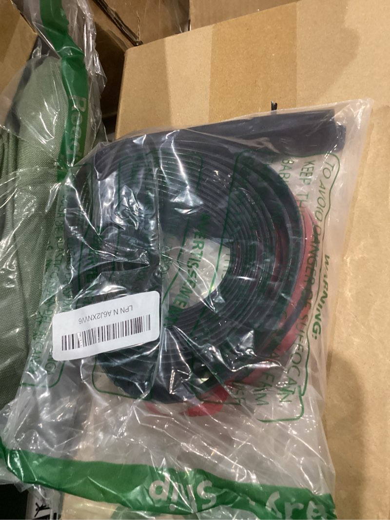 Condition photo showing As Is for Rubber Edge Trim, 5/8" Self Adhesive Flexible U Channel Edge Protecter for Plywood, Tables, Desks, Cabinets, Counter Top, Wide U Shaped Edge Trim, Edge Banding, Black Color, 20Ft Fit 5/8" - L20' Black