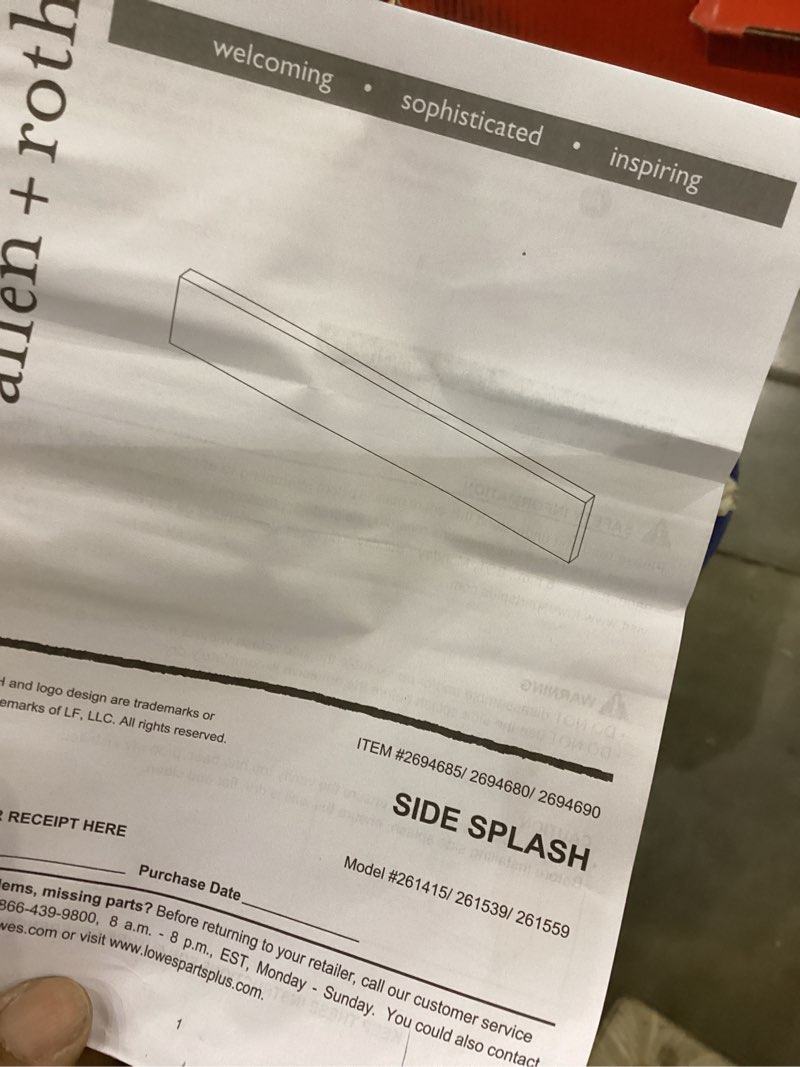 Side splash