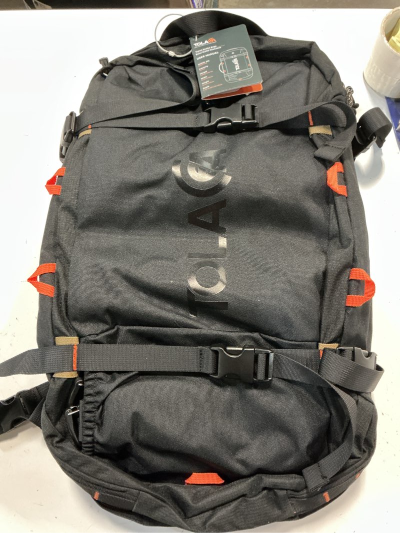 Condition photo showing New/Like New for tolaccea travel backpack for men women, 40l-50l carry on backpack with wet dry compartment, tsa approved laptop daypack fits 15.6", convertible expandable large rucksack duffel bag for work travel black