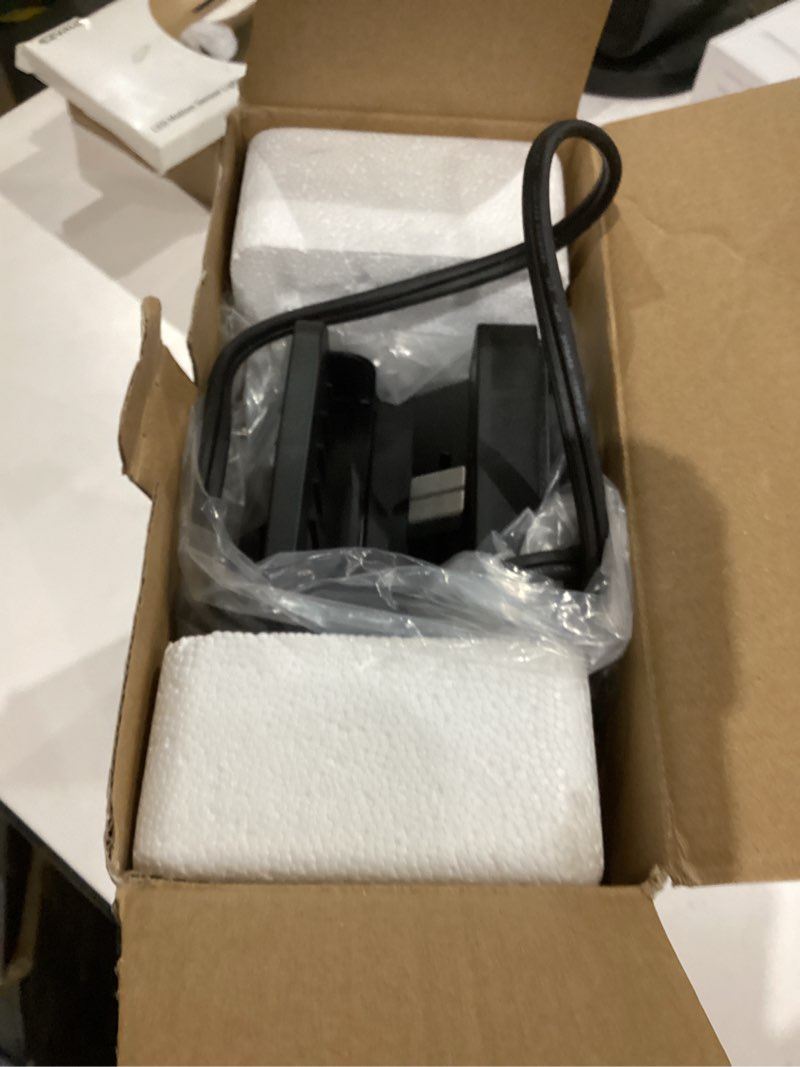 Condition photo showing As Is for Cuisinart Waffle Maker, 1250W Round Classic Waffle Iron, 5-Setting Adjustable Browning Control, WMR-CANAS, Brushed Stainless New Round Classic