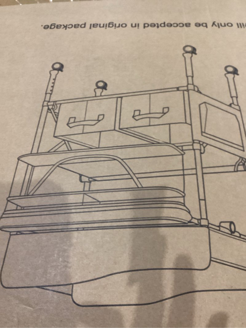 Condition photo showing New/Like New for Sweeby Portable Baby Changing Table, Foldable Diaper Changing Station with Waterproof Pad, Mobile Nursery Organizer for Infant & Newborn Essentials, Black
