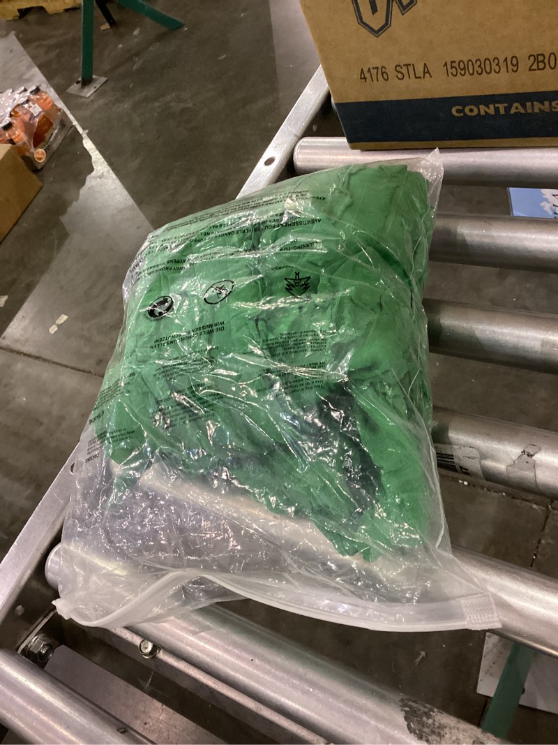 Condition photo showing As Is for Green romper