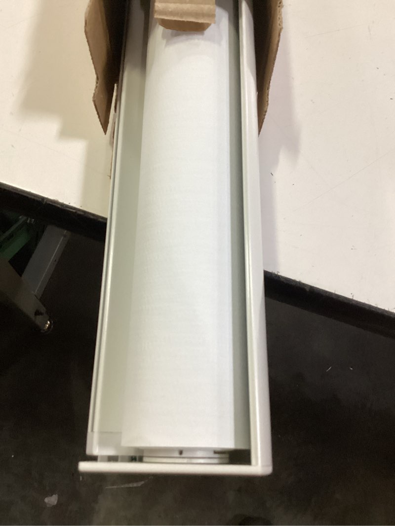 Condition photo showing Good Condition for chrisdowa cordless blackout roller shades for windows, striped free-stop window blinds with privacy, thermal insulated window shades for home, office and door. white, 47" w x 72" h 47"w x 72"h white