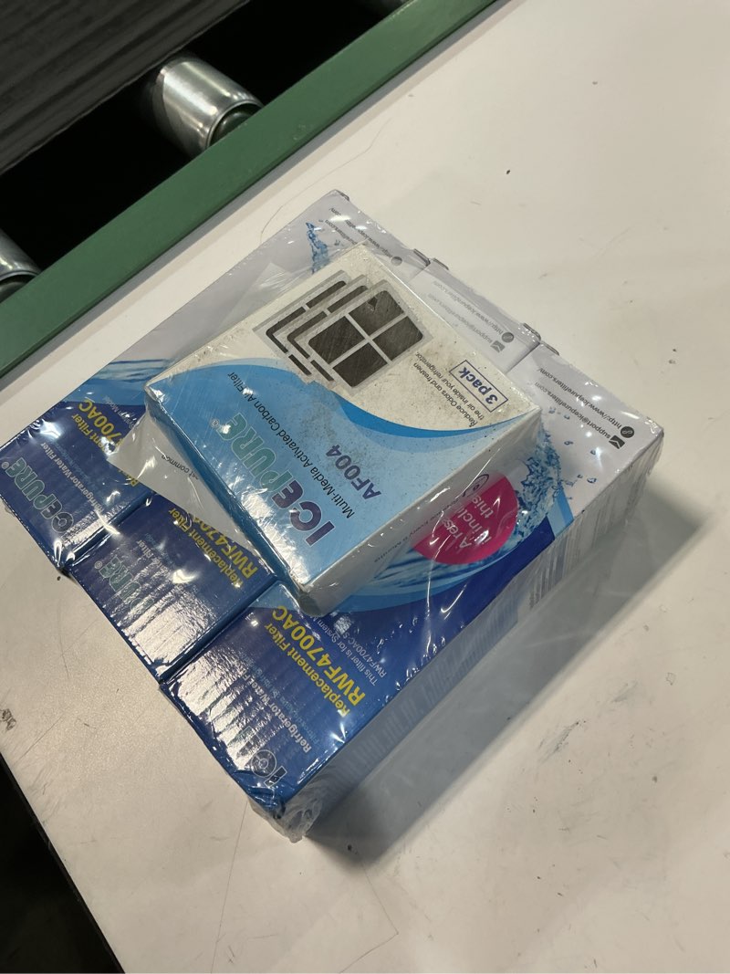 Condition photo showing New/Like New for icepure lt1000pc replacement for lg lt1000p/pc/pcs adq747935 adq74793501 adq74793502 mdj64844601 lmxs28626s lfxs26973s, lt-1000pc, lt1000, kenmore 9980 refrigerator water and lt120f air filter 3 combo non-alkaline water filter with air filter 3 count (pack of 1)