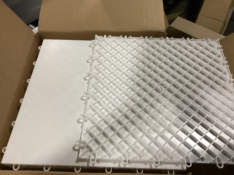 Condition photo showing As Is for better hockey extreme dryland flooring tiles - synthetic ice panels for hockey, professional quality training aid for shooting, passing and stickhandling 10