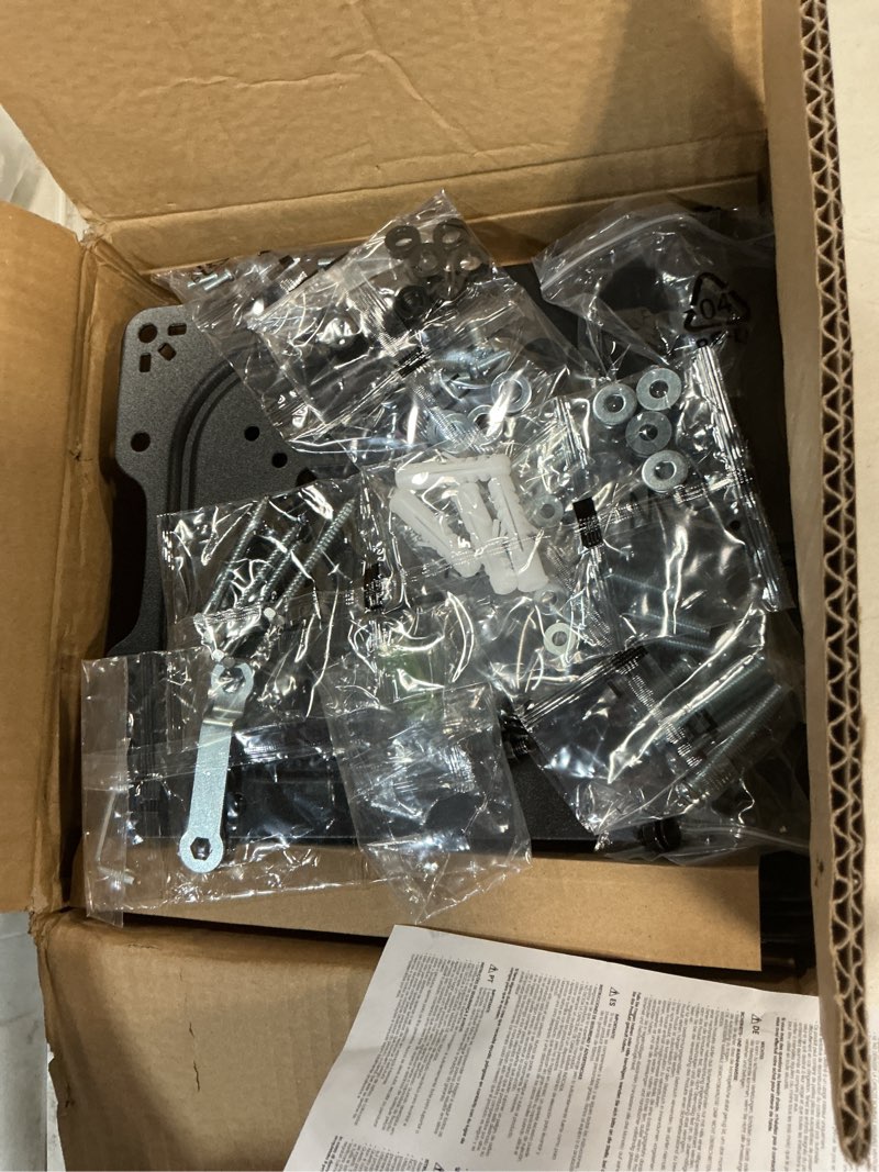 Condition photo showing Good Condition for montek full motion tv wall mount for 23–65 inch flat & curved tvs and monitors, swivel & tilt articulating bracket, max vesa 400x400mm, holds up to 77 lbs, perfect center design 23"-65" full motion