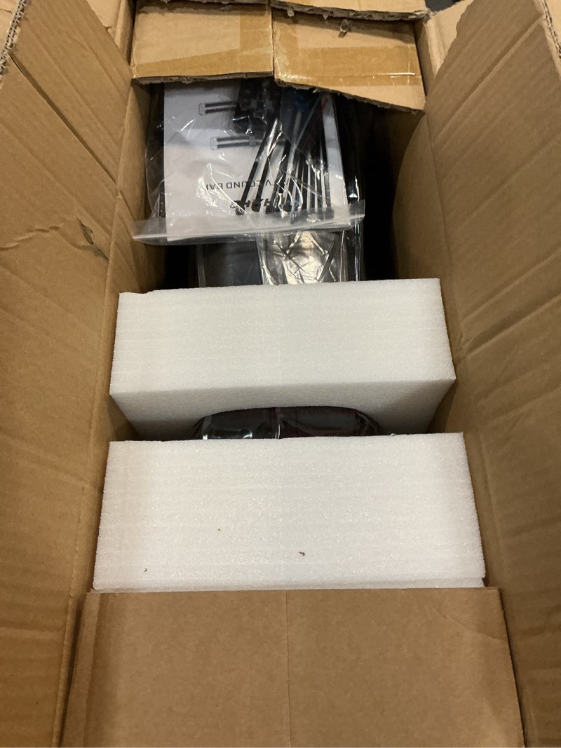 Condition photo showing New/Like New for ehaho rumble-x series utv sound bar, 10-speaker metal golf cart speaker bt w/broadcast party mode & music sync multicolor