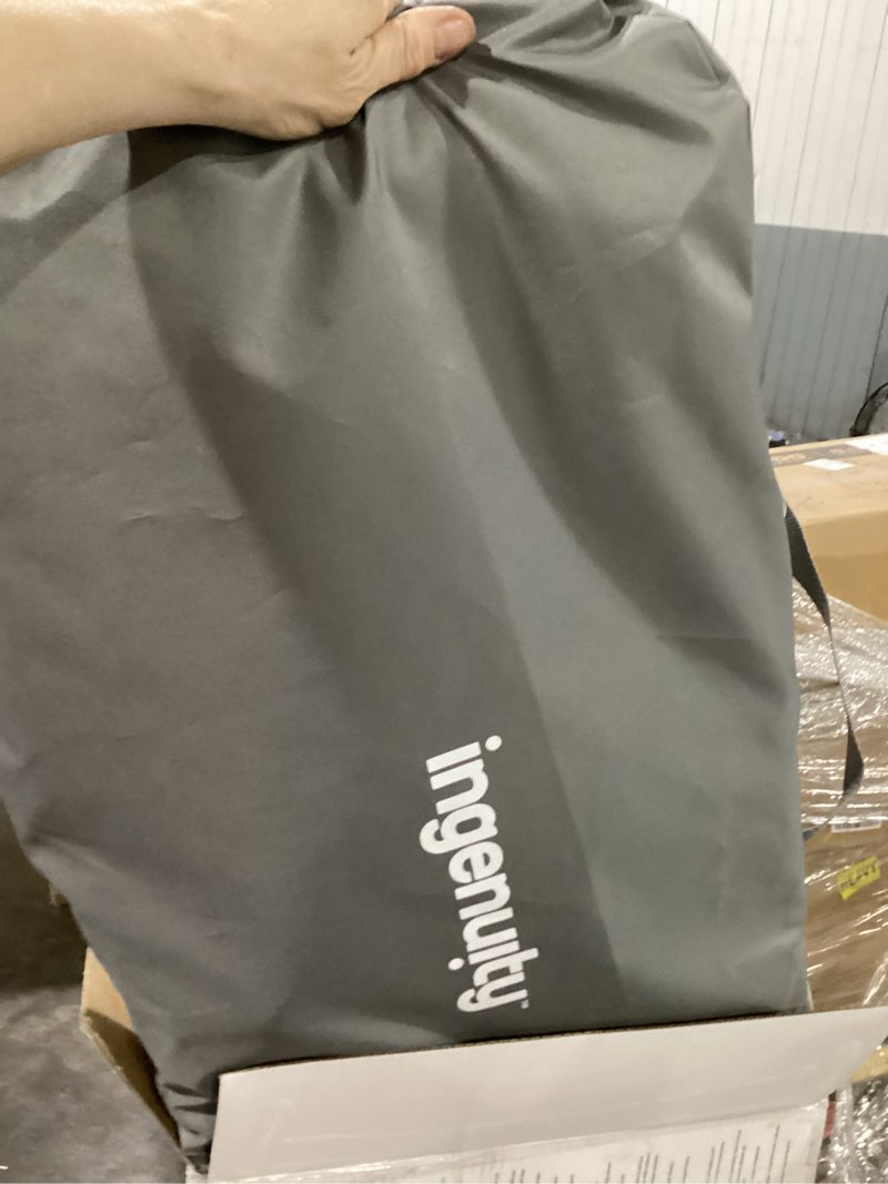 Condition photo showing As Is for Ingenuity Gas Relief and Anti-Colic Baby Bouncer Seat and Rocker, Gentle Belly Massage to Relax and Soothe Bellies, Instant Tummy Soother, 20 Songs and Melodies – Parker Gray-Parker