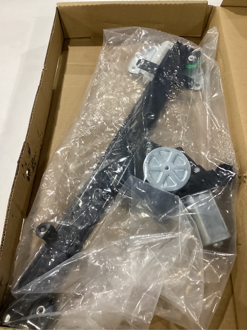 Condition photo showing Good Condition for front right passenger side power window regulator with motor assembly (without anti-pinch & 2 pins) compatible for 2013-2019 nissan sentra, replace 751-395, 80720-3sg0a, 80720-9am0a, 125-59381r front right-2 pins