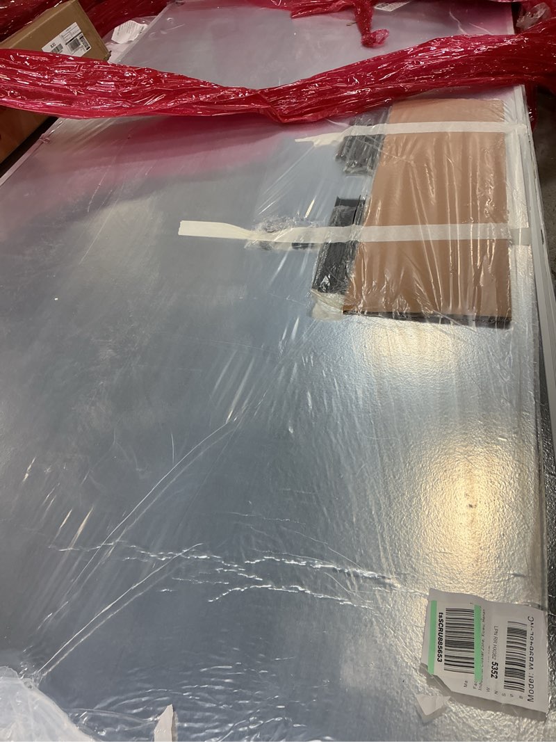 Condition photo showing As Is for viz-pro dry erase board/magnetic whiteboard, 96 x 48 inches, large wall mounted board for school office and home 8' x 4' 96"w x 48"h