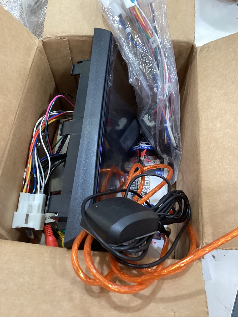 Condition photo showing As Is for car radio for toyota 4runner 2003-2009 radio replacement with wireless carplay & android auto upgrade 8core 4+32g wifi gps bt fm/am backup camera support jbl