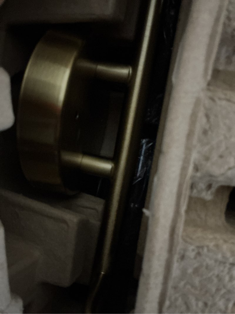 Condition photo showing Good Condition for (Similar to() VONLUCE Bathroom Vanity Light, 2 Light Bathroom Light Fixture Over Mirror, Bathroom Wall Lamp with Clear Glass, Modern Gold Vanity Lighting fixtures for Bathroom, Bedroom, Hallway Gold 2-Light