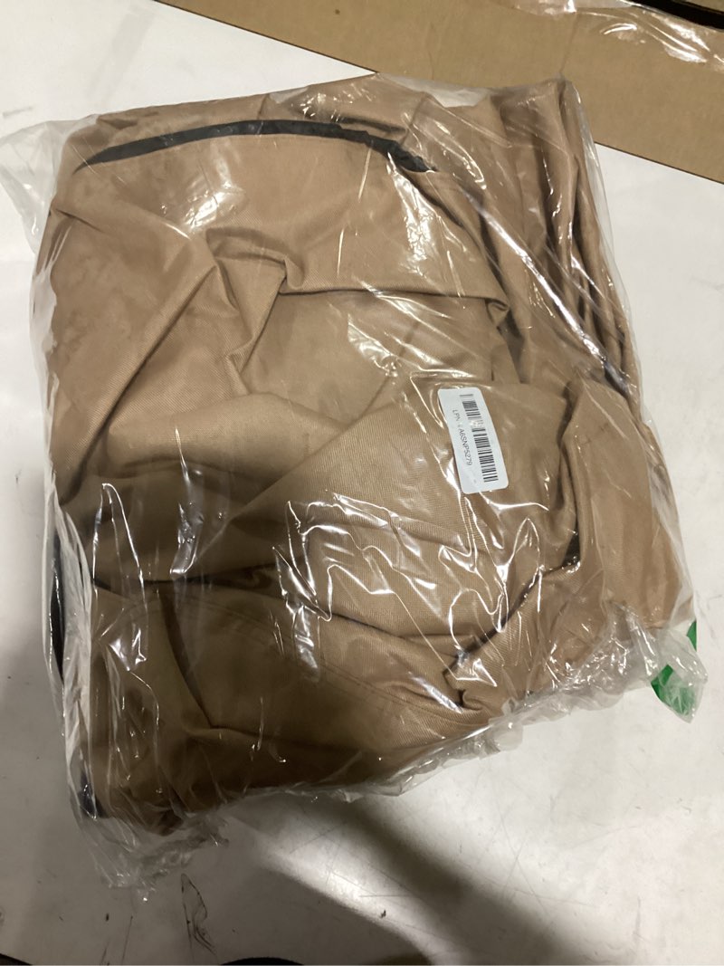 Condition photo showing Good Condition for ULTCOVER Rectangular Patio Heavy Duty Table Cover - 600D Tough Canvas Waterproof Outdoor Dining Table and Chairs General Purpose Furniture Cover Size 111L x 74W x 28H inch Rectangular 111"(L)x74"(W) Brown