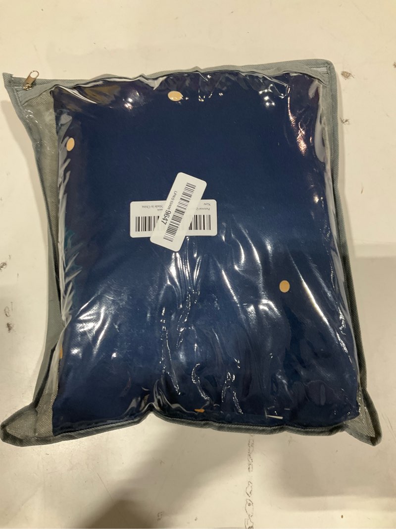 Condition photo showing Good Condition for pamnest queen size bed sheet sets, galaxy blue gold star soft microfiber 4 pcs bedding sets for kids and adults bedroom bed decor, golden space starry flat, fitted sheet and 2 pillowcases queen starry sky