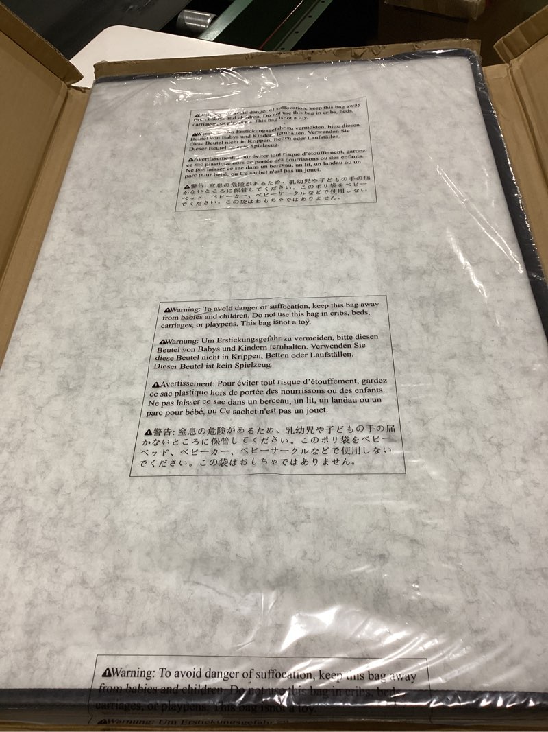 Condition photo showing Good Condition for Becko US 2000-pc Foldable Puzzle Board with 6 Colorful Trays & TPU Cover, Portable & Lightweight Puzzle Table, Felt Mat with Auxiliary Lines for Storage, for 2000 1500 1000 Pieces Puzzles (Light Gray)