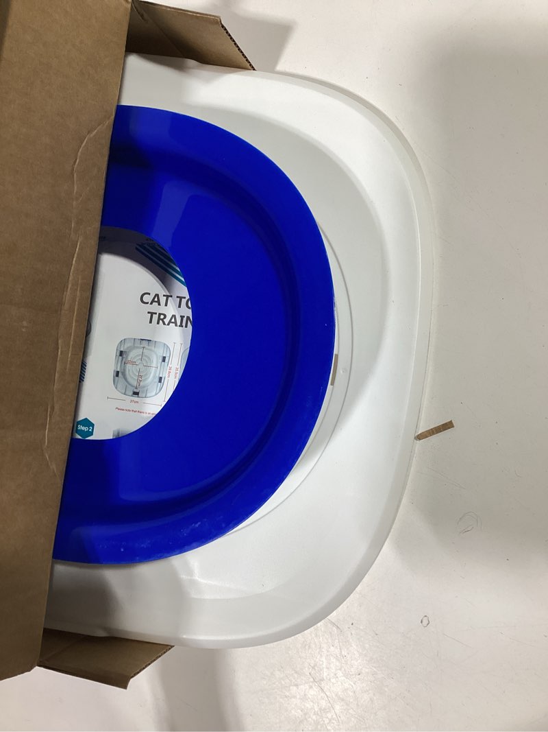 Condition photo showing Good Condition for cat toilet trainer kit, reusable plastic cat potty toilet training kit | toilet training systems for cats & cat box, for all ages and breed, stop scooping litte