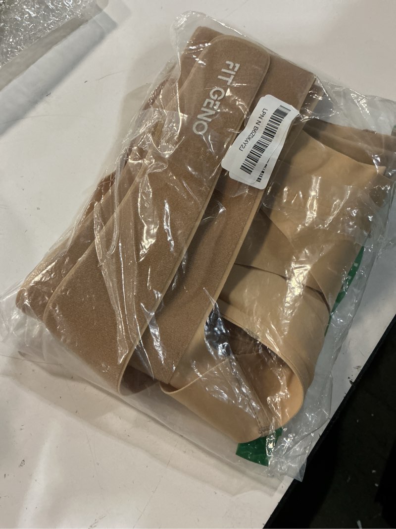 Condition photo showing Good Condition for fit geno posture corrector for women invisilite: invisible lightweight back brace for neck shoulder & upper back pain relief - improve posture correct hunchback slouching under clothes large beige l (under bust 32"- 38")