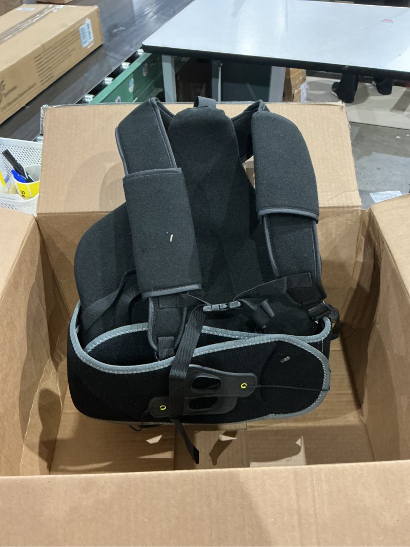 Condition photo showing As Is for not exact but similar to brace direct plus-size rigid posture corrector tlso back straightener brace – adjustable support for neck, shoulder & back pain, kyphosis & scoliosis correction (fits waist 50–66 in) plus extension black