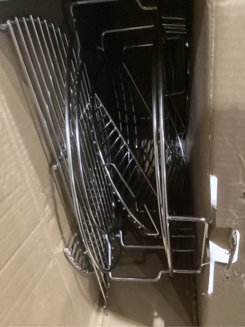 Condition photo showing As Is for (similar to not exact)simfelice egg expander rack for large big green egg 5-piece stainless steel conveggtor basket eggspander rack replacement kit big green egg accessories eggspander large big green egg conveggtor