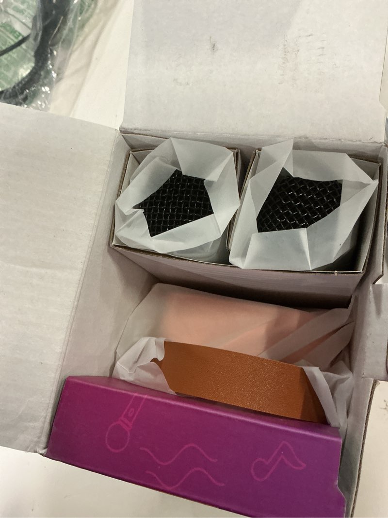 Condition photo showing New/Like New for Mini Karaoke Machine for Kids Adults, Bluetooth Speaker with 2 Wireless Microphones, TOP Christmas Birthday Gifts Toys for Girls Ages 3, 4, 5, 6, 7, 8, 9,10,11,12+ Years Old Toddler (Lightpink) P-ink 2 Mic