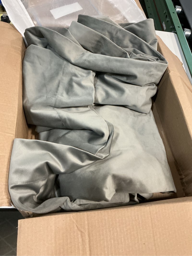 Condition photo showing Good Condition for HPD HALF PRICE DRAPES Signature Plush Velvet Blackout Curtains for Bedroom (1 Panel), 50W X 108L Hotel Black Out Curtains for Living Room, Thermal Insulated Blackout Curtains, Library Taupe Library Taupe 50"W x 108"L (Pack of 1)
