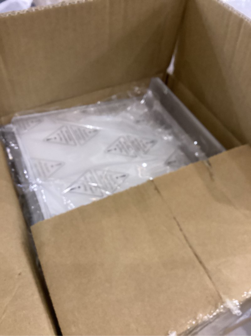 Acrylic Sign Holder 8.5 x 5.5 Horizontal, 8Pack Double-Sided Standup Table Top Clear Sign Holders, T