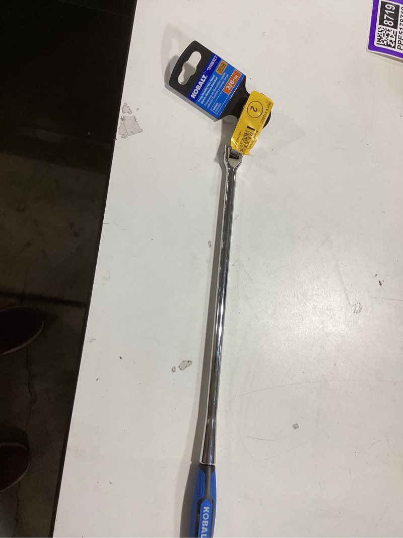 kobalt 72 -tooth 3/8-in drive comfort grip handle flexible head ratchet