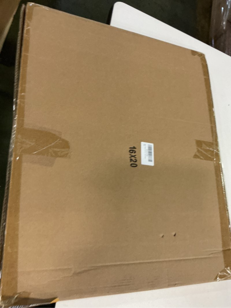 Condition photo showing New/Like New for PEALSN 16x20 Picture Frame Set of 2, Display Pictures 11 x 14 with Mat or 16 x 20 Without Mat for Wall Mounting Display, Poster Frames, Black. Black 16 x 20