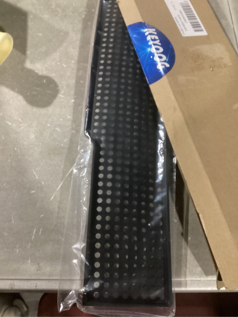 Condition photo showing Good Condition for KEYOOG Fit for 2017-2020 Model 3 Air Intake Grille, ABS Plastic Air Vent Intake Air Flow Vent Protection Cover Inlet Cover, Protect Net Moth Leaves Insect Guard Grille Cover Fit 2017-2020