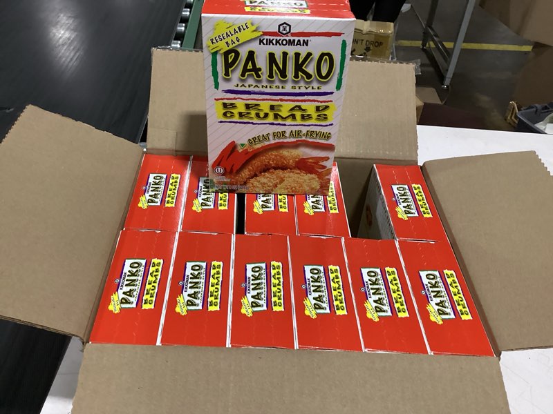 Condition photo showing New/Like New for kikkoman bread crumbs panko, 8 ounce (pack of 12)