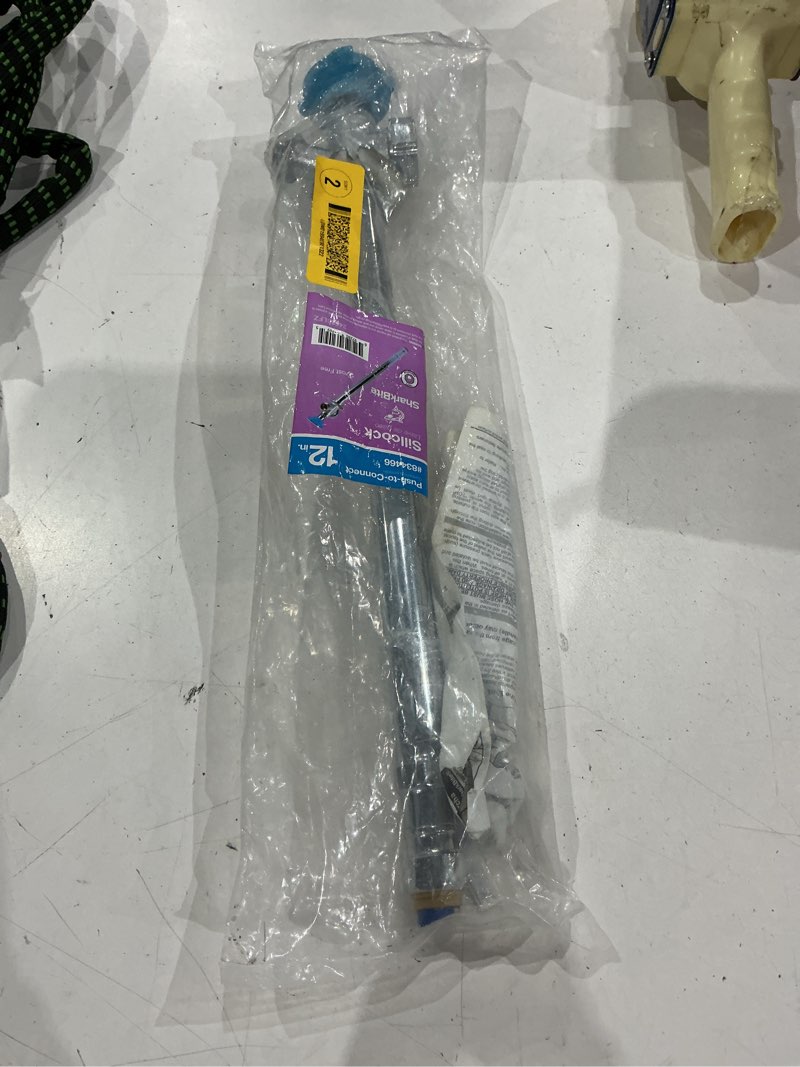 Condition photo showing As Is for sharkbite 12-in l x 1/2-in push-to-connect brass anti-siphon frost resistant multi turn sillcock