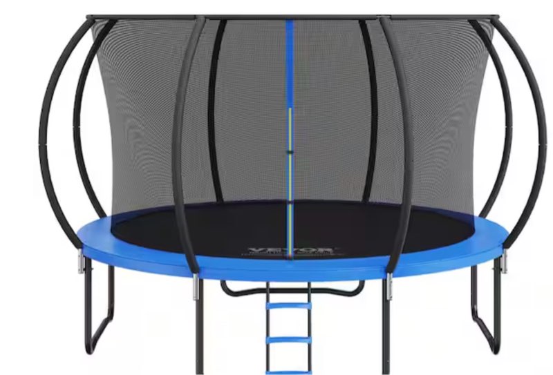 12 ft. Trampoline 400 lbs. Trampoline Heavy-Duty Trampoline Outdoor Recreational Trampolines for Kids Adults