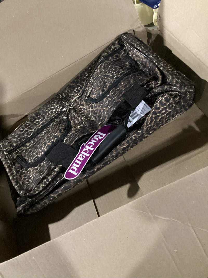 Condition photo showing As Is for Rockland 22" LEOPARD