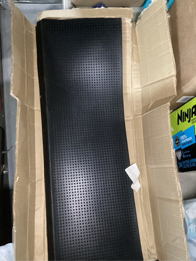 Condition photo showing Good Condition for imports decor 833rbm, 30" by 9" by 1/4", pin rubber step mat 30" by 9" by 1/4" pin