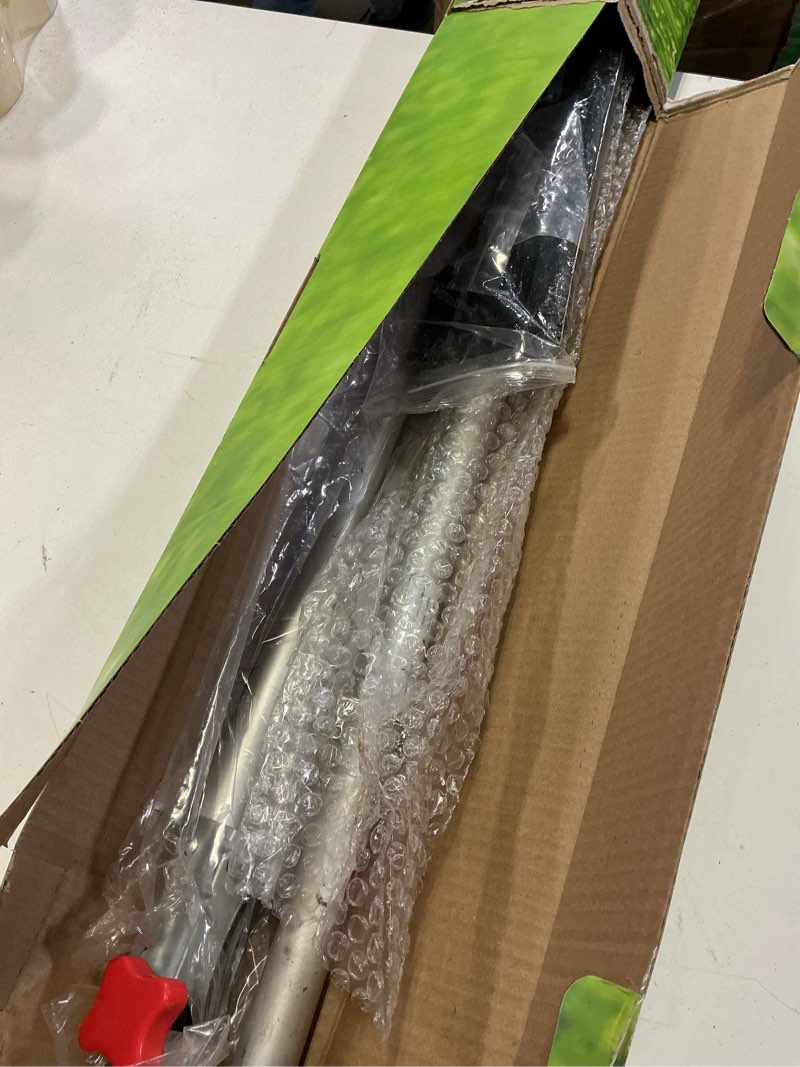 Condition photo showing As Is for Extension Pole Saw Attachment + Pole Saw Attachment Fits for WeedEater, Hus 28LD, and Most Brand String Trimmer head ;Brushcutterhead and Lithium-ion Multi Head System (Sliver)