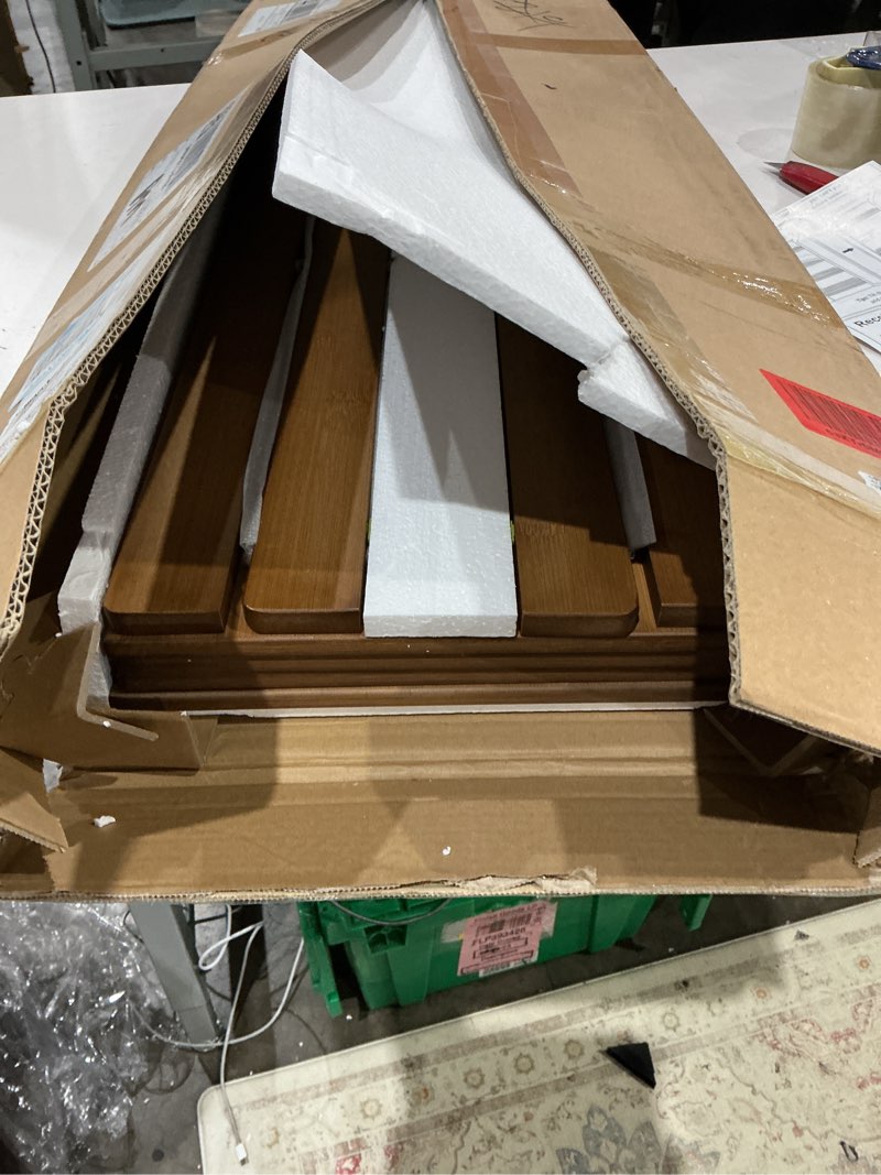 Condition photo showing Good Condition for gashell wire shelf covers, bamboo wire rack covers for pantry, closet (4pcs, 36" w x 12" d)