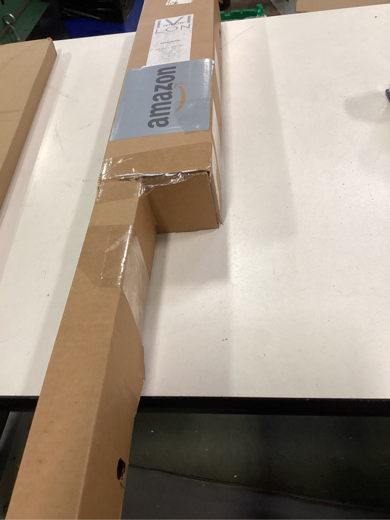 Condition photo showing Good Condition for Ivilon Drapery Window Curtain Rod - Knob Design, 1 Inch Rod, 48 to 86 Inch. Satin Nickel