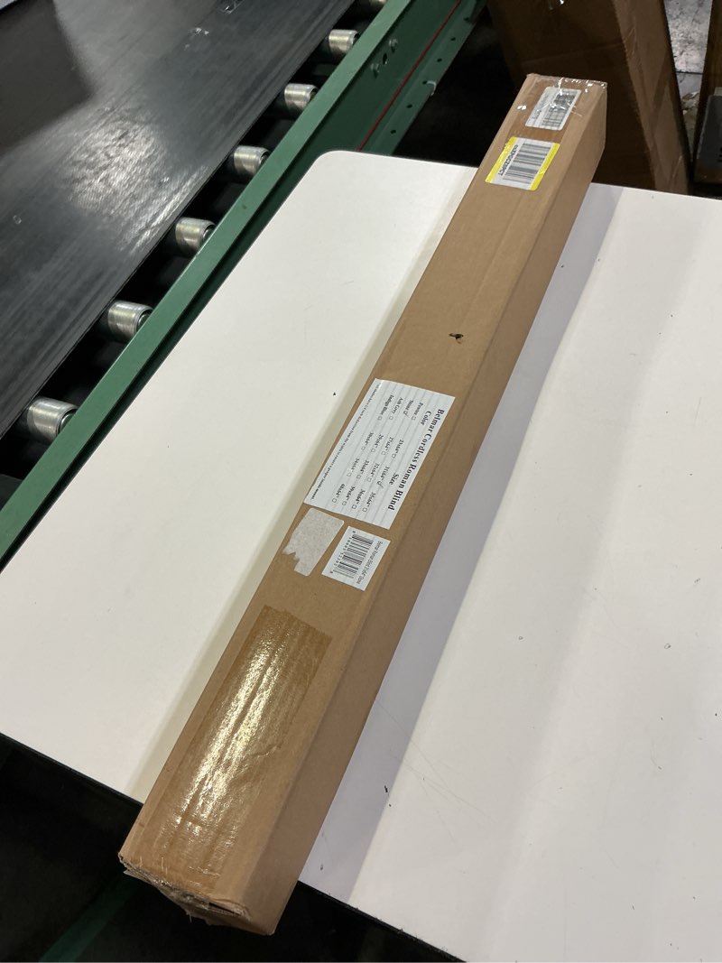 Condition photo showing New/Like New for everyday celebration roman shades for windows, washable cordless 100% blackout roman window shades pull down window treatment, blackout blinds & shades with woven fabric, 31" w x 64" h, (light stone) light stone (blackout) 31"w x 64"h