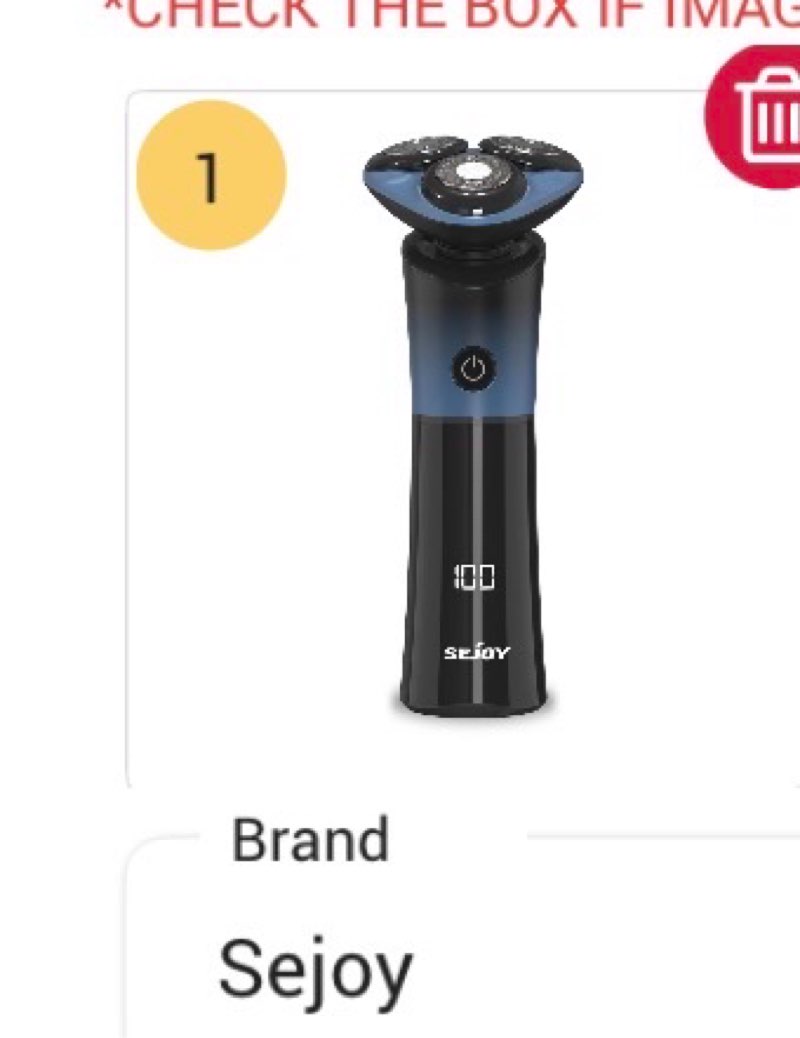 Sejoy Electric Shavers Men Rechargeable, Magnetic Head with Quick Release Blade, Self-Sharpening, IPX6, Long Life Electric Razors for Men, Skyline, Blue