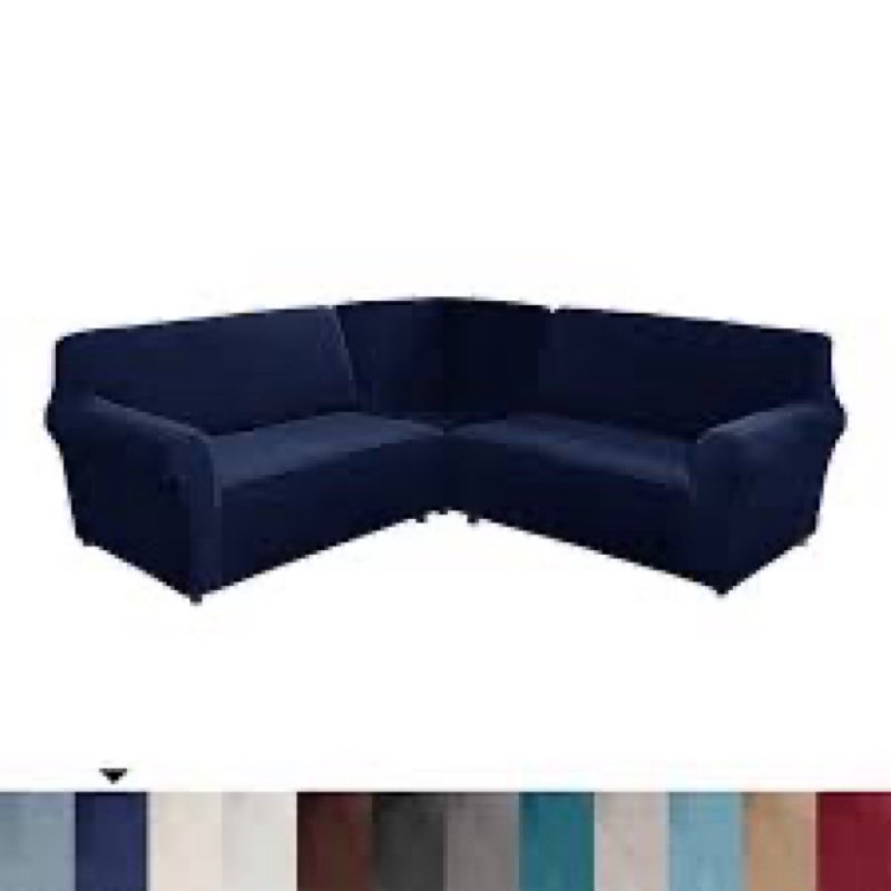 Box Cushion Corner Sectional Slipcover (5 - Seater or 7 - Seater)