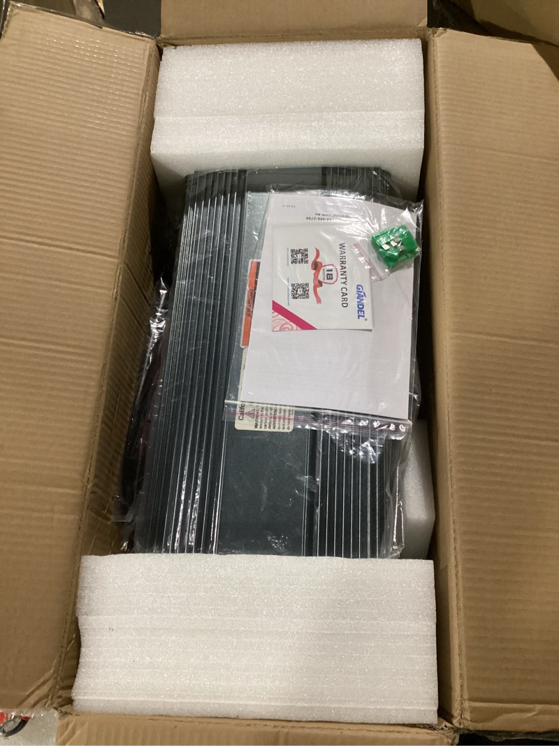 Condition photo showing New/Like New for 5000watt power inverter etl ul458 listed inverter 5000 w converts 12v to 120 vac with 40 amps hardwire terminal and 4 ac sockets plus 30ft wired remote for off grid solar system truck rvs emergency 5000 w - etl