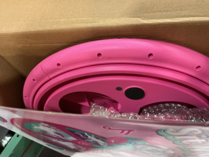 Condition photo showing Good Condition for Lehoo Castle Unicorn Sit and Spin Toys for Toddlers 1-3 Girls, Toddler Sit n Spin with Lights and Music, 360°Spinning Seat for Body Balance Training, Sensory Toys Birthday Gift for Kids 2-4 Pink