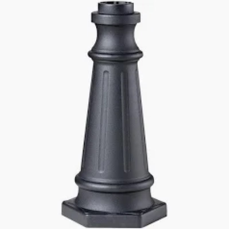 Feiss Lighting-Accessory-19.5 Inch Post Mount,black