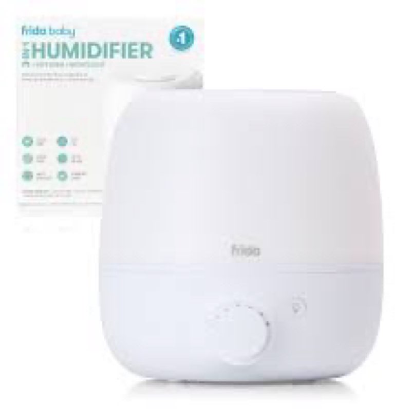 Frida Baby 3-in-1 XL Top Fill Humidifier for Bedroom, Cold & Flu Relief, 6L Tank Cool Mist Humidifie