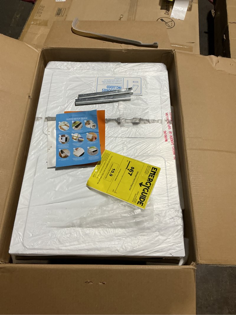 Condition photo showing Good Condition for zafro 12,000 btu u shaped window air conditioner cools up to 450 sq ft, 6-in-1 window ac units with cool, fan and dry modes, saddle air conditioner with energy efficient, low noise, white[2026 new]
