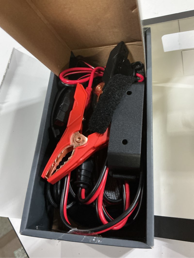 Condition photo showing As Is for noco genius10: 10a 6v/12v smart battery charger – automatic maintainer, trickle charger & desulfator with overcharge protection & temperature compensation – for lead-acid & lithium batteries