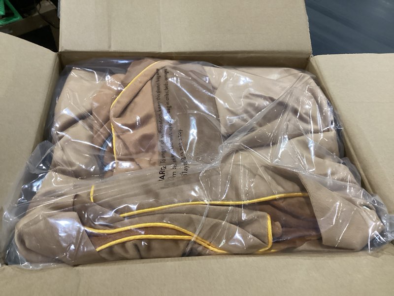 Condition photo showing New/Like New for extra large dog bed, orthopedic dog beds with cooling gel memory foam, waterproof xl pet bed with removable washable cover, 42" pet sofa couch dutch velvet with bone toy, brown brown x-large(42"l x 30"w x 9.5"th)