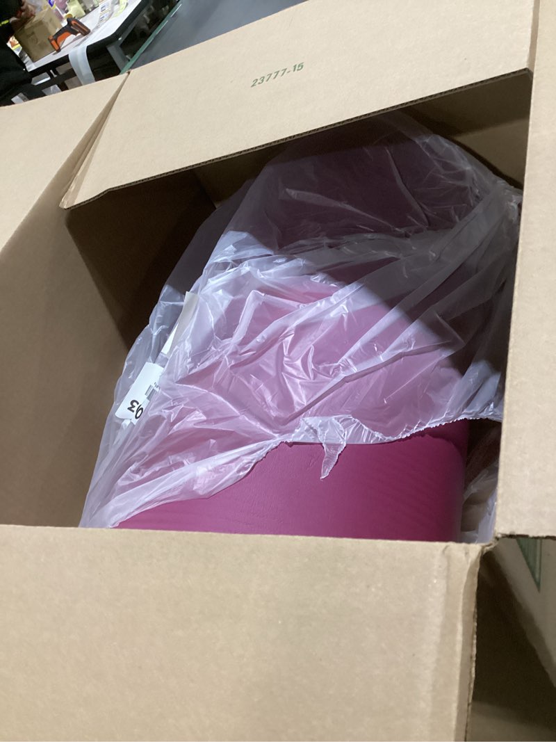 Condition photo showing Good Condition for Retrospec Solana Yoga Mat 1" Thick With Nylon Strap For Men & Women - Non Slip Exercise Mat For Home Yoga, Pilates, Stretching, Floor & Fitness Workouts Boysenberry 1 inch